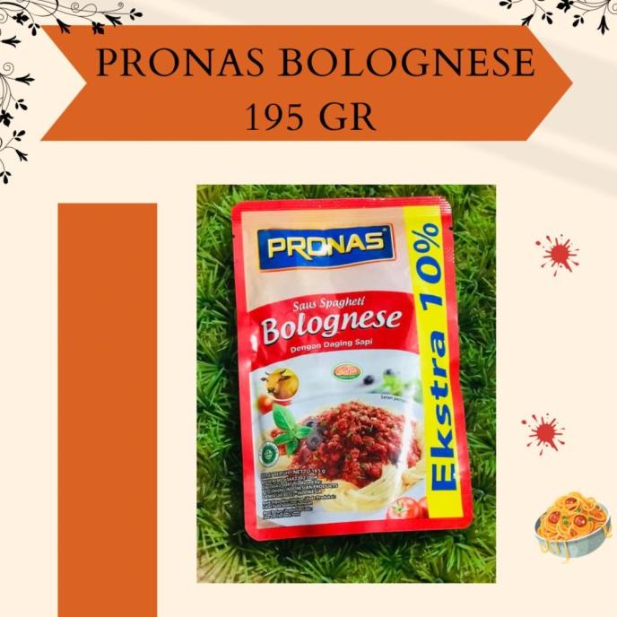 

.........] PRONAS SAUS SPAGHETI BOLOGNESE 175 GR