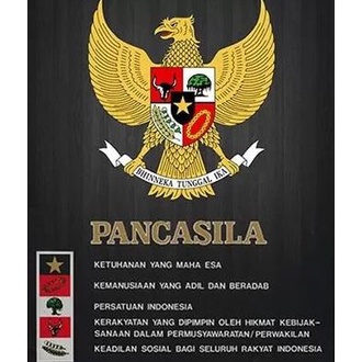 

```````] photo A3+ poster Garuda Pancasila uk 30cm x 47cm isi 2lbr
