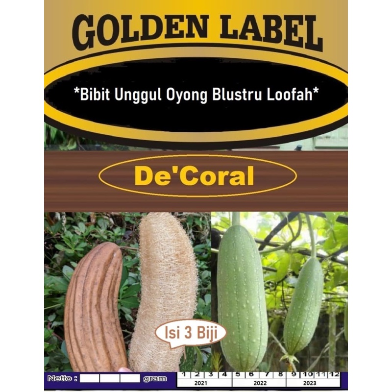 Bibit Unggul Oyong Blustru Loofah | Benih Oyong Blustru Loofah