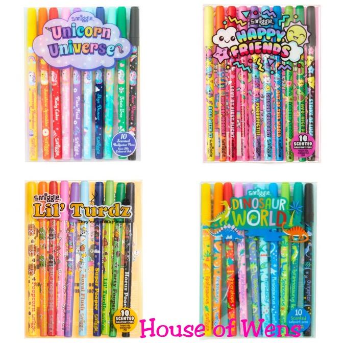 

Trend Smiggle Pen Pack 10 Scented Ballpoint Original - Pulpen Smiggle Pengiriman Cepat