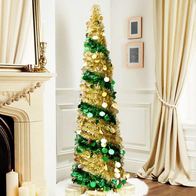 

New Pohon Natal Slinger 1.5 M Christmas Tree Minimalis Pohon Lipat 5Ft Terbaik