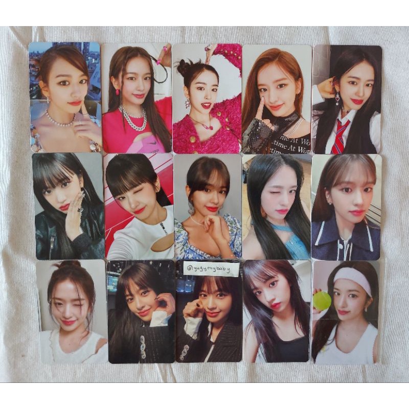 IVE PC PHOTOCARD YUJIN 1ST EP WAVE CDSHOP LD III AFTER LIKE RED GREEN BEATROAD WITHMUH 3.0 JAPAN ELE