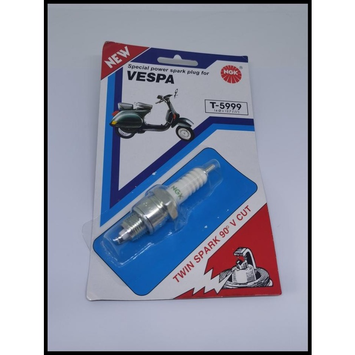 DISKON BUSI NGK PENDEK UNTUK VESPA 2 TAK