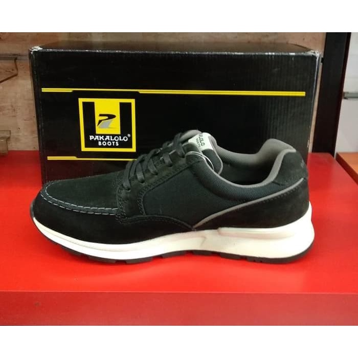 BISA COD Sepatu Kulit Pakalolo Boots N0121 Sepatu Casual Pria Original - Hitam, /SEPATU RUNNING/SLIP