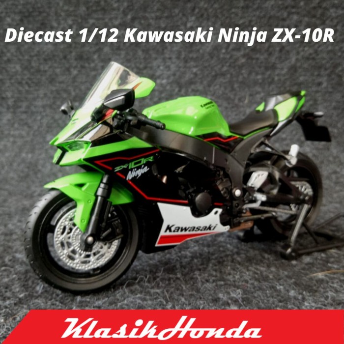 HOT SALE DIECAST 1/12 KAWASAKI NINJA ZX10R / ZX-10R TERMURAH