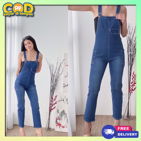 Jumsuit Jumpsuwit Fashion Tali Ikat Celana Celama Kodok Baru Celaba Santai Model Jumper Jumssuit Ana