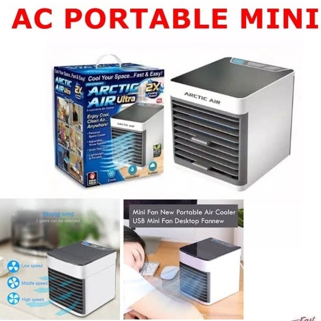 TERBARU ARTIC Air Cooler Fan Mini AC Portable Mini /KIPAS ANGIN MINI/KIPAS ANGIN PORTABLE/KIPAS