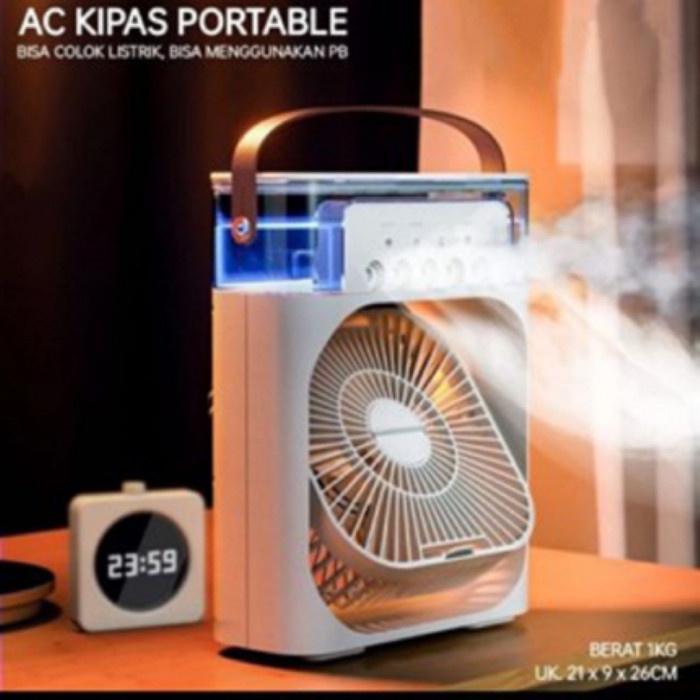 TERLARIS Kipas Angin Humidifier + Ac Pendingin Ruangan Ac Humidifier /KIPAS ANGIN MINI/KIPAS ANGIN