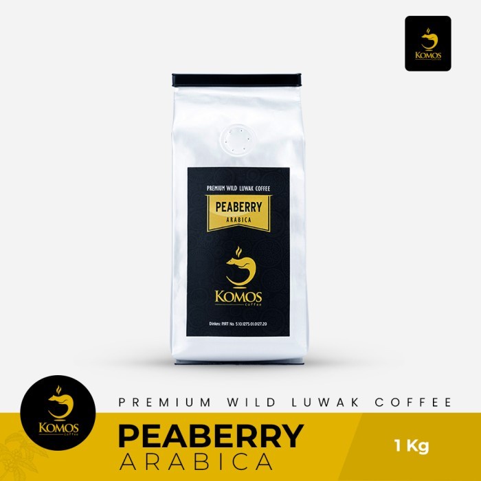 

Kopi Luwak Liar Peaberry Premium 500grams Komos Coffee