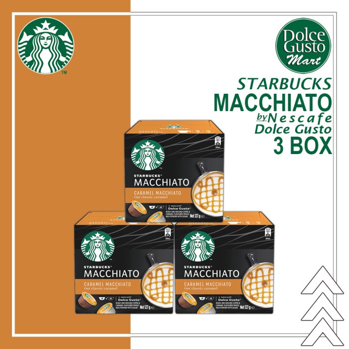 

Starbucks Capsule By Nescafe Dolce Gusto Caramel Macchiato 3 Box