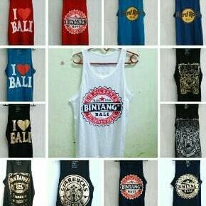 *#*#*#] Singlet Pria bali/ Kaos Oblong khas Bali