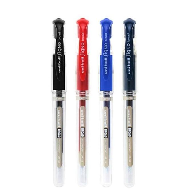 

BARANG TERBARU !!! UNI BALL SIGNO BROAD WATERPROOF SIGN PEN PULPEN TANDA TANGAN TAHAN AIR - TERLARIS