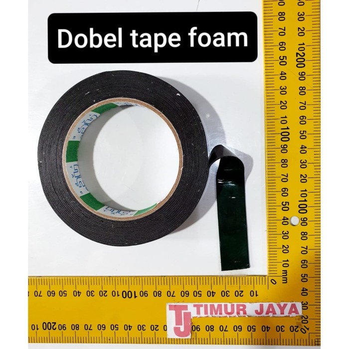 

Double Dobel Foam Tape Tip Busa Gabus Nitto 1 Inch isolasi