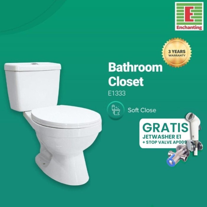 Asli Toilet / Kloset Duduk Europe Enchanting E1333 Garansi