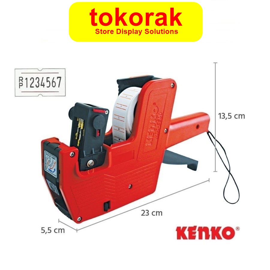 

Price Labeller Mx-5500 1 Baris Kenko - Mesin Alat Label Harga 1 Baris