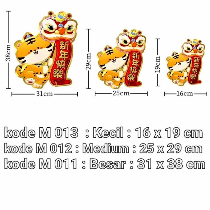 

Trend Gambar Macan Sepasang Barongsai Tempelan Imlek 2022 Murah Harga Partai Original