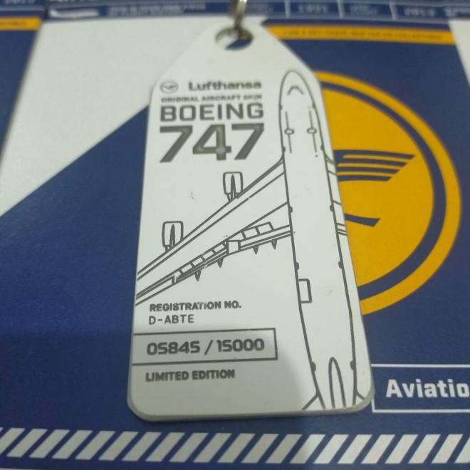 Aviation Tag Lufthansa B 747