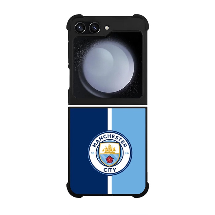 Case Casing Softcase Hardcase Samsung Galaxy Z Flip 5 5G Man City Logo DF356