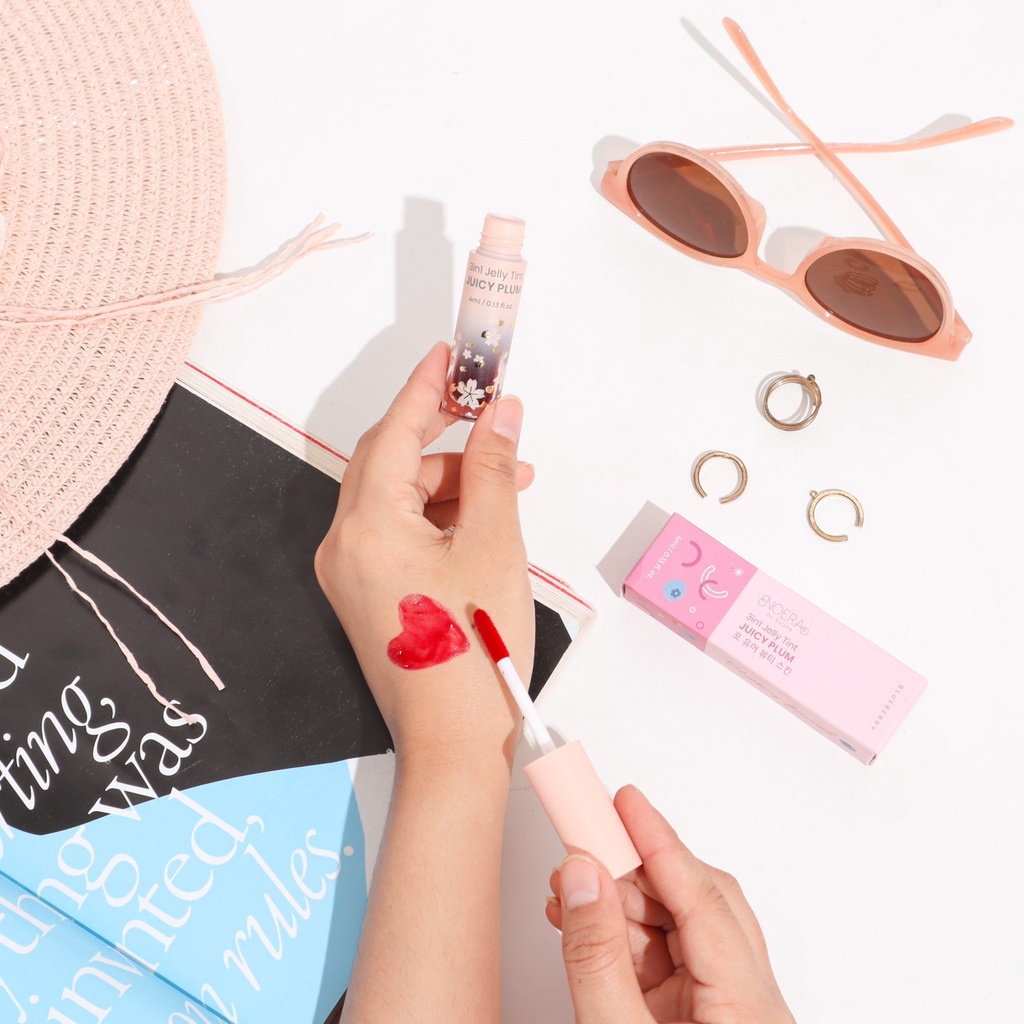 Noera 3 In 1 Jelly Tint Juicy Plum Bpom Liptint
