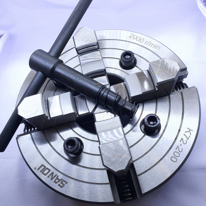 Promo Chuck Clow Bubut 10Inchi 250Mm Kaki 4 Baru