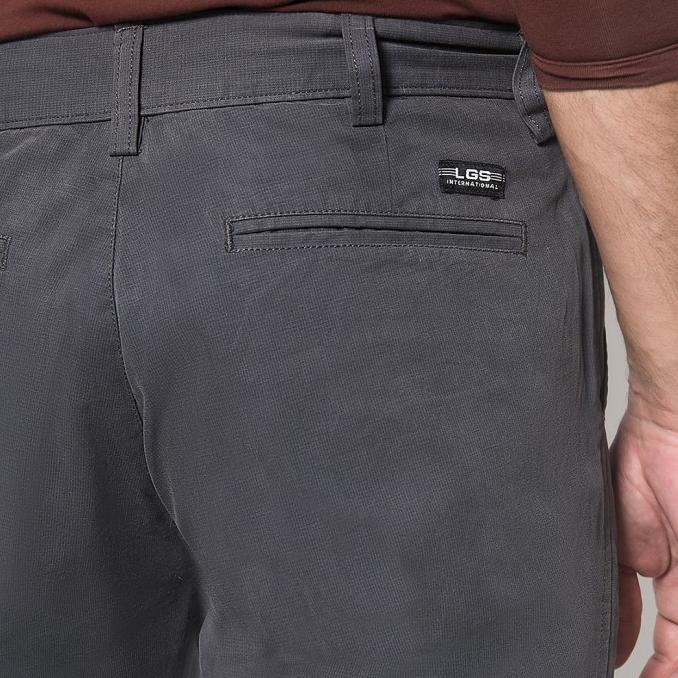 Barang Terlaris Lgs - Celana Panjang Casual Pria Abu-Abu Regular Fit Osyanaa