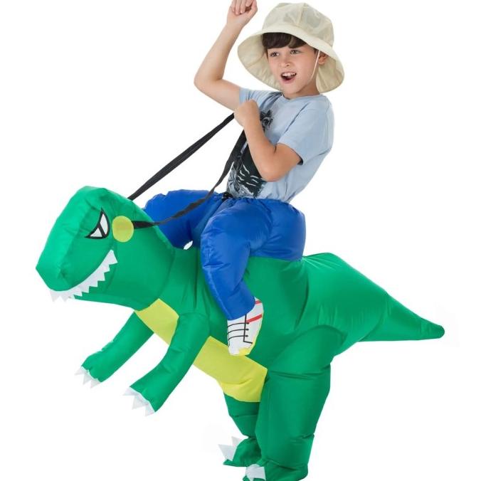 Kostum Dino Pesta Cosplay Kostum Dinosaurus Anak Halloween Ultah Badut Tikocishop