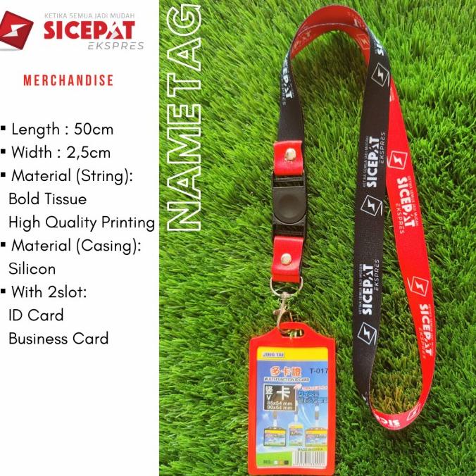 

Sicepat Merchandise : Tali Nametag Seragam Sicepat Best
