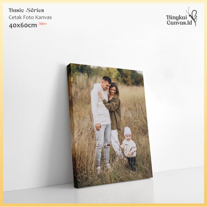 Cetak Foto Kanvas 40x60 / Canvas Photo Printing 40x60 (16R)