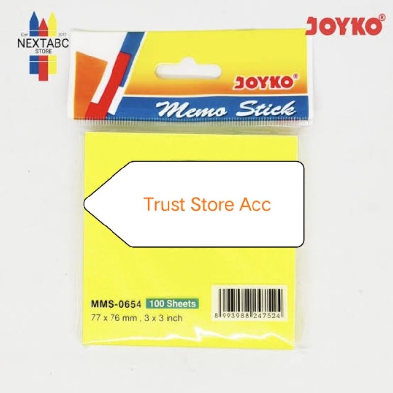 

Memo Stick Joyko 100 Sheet MMS.0654