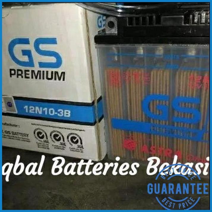 AKI GS ASTRA 12N 10 3B AKI MOTOR GEROBAK RODA 3 BINTER MERCY THUNDER 250 VESPA EXCEL | ES