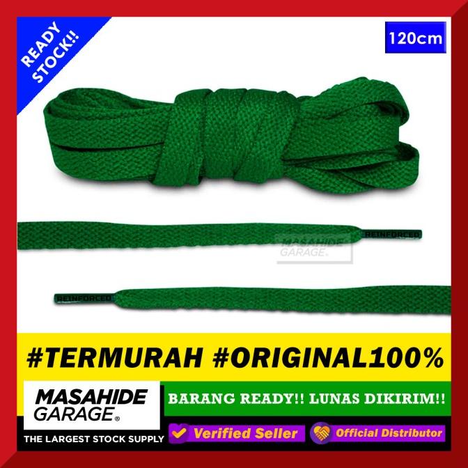 Shoelaces Green Flat Tali Sepatu Hijau Tali Sepatu Air Jordan Dunk Low Kode 806