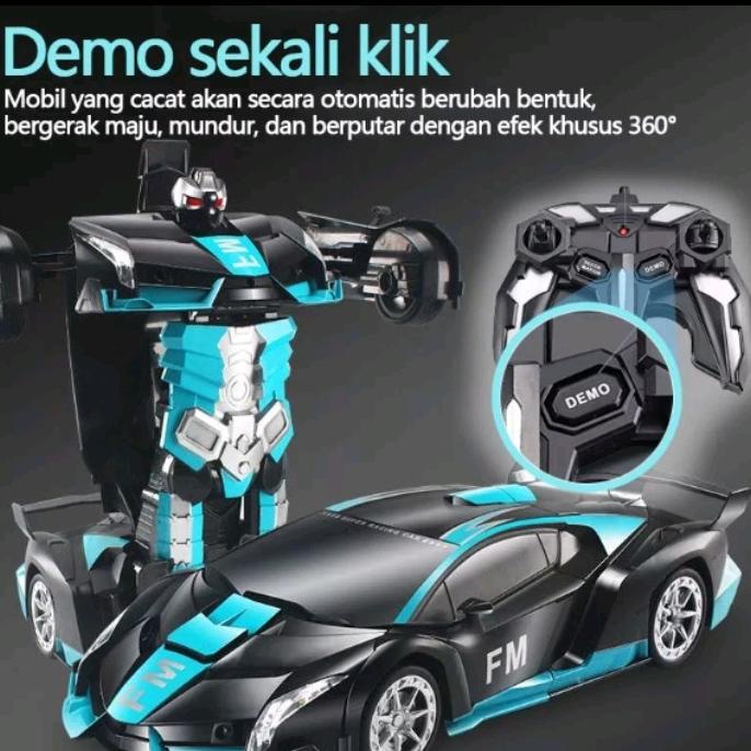 Mobil Remot Kontrol Rc Transformers,mobil Robot Mainan anak