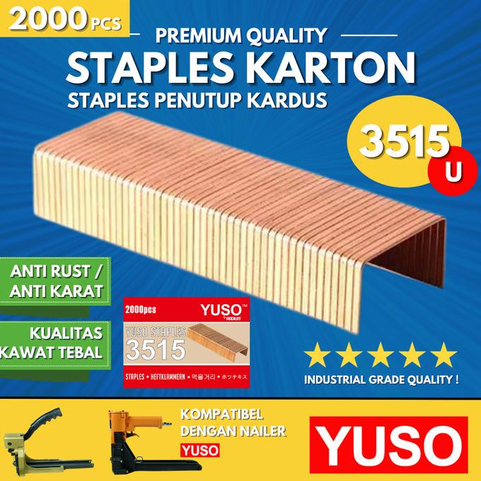 

Isi Staples Karton Kardus 3515 YUSO Carton Besar 3515U 15mm