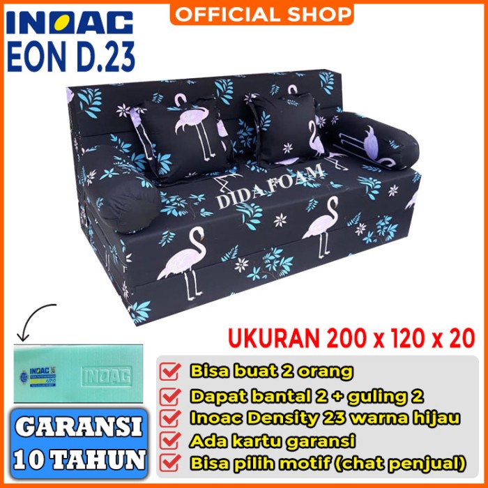 Terlaris Sofabed Inoac Uk 200X120X20 Cm (Freeongkir)