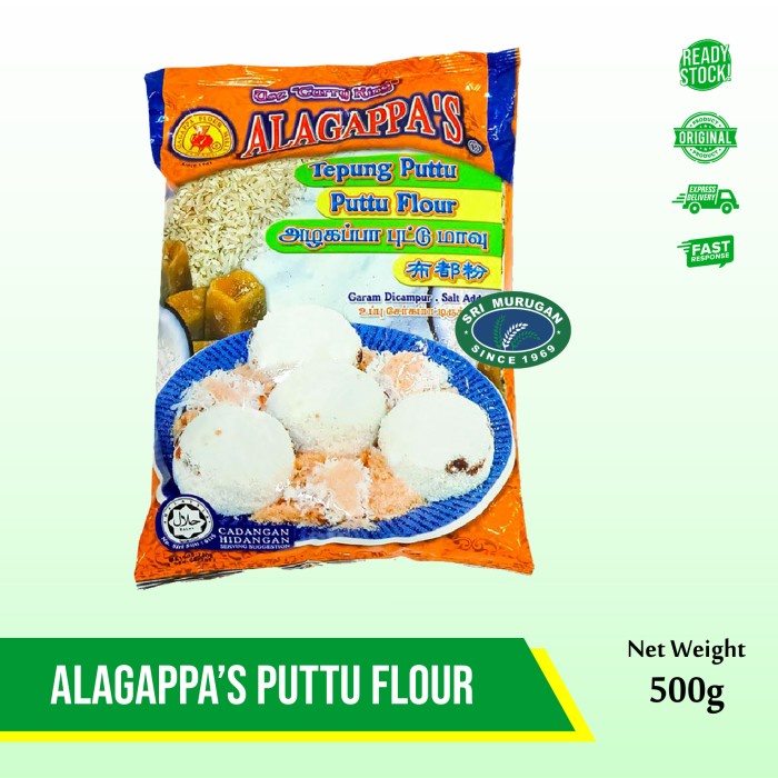 

------] ALAGAPPAS PUTTU FLOUR 500 GM