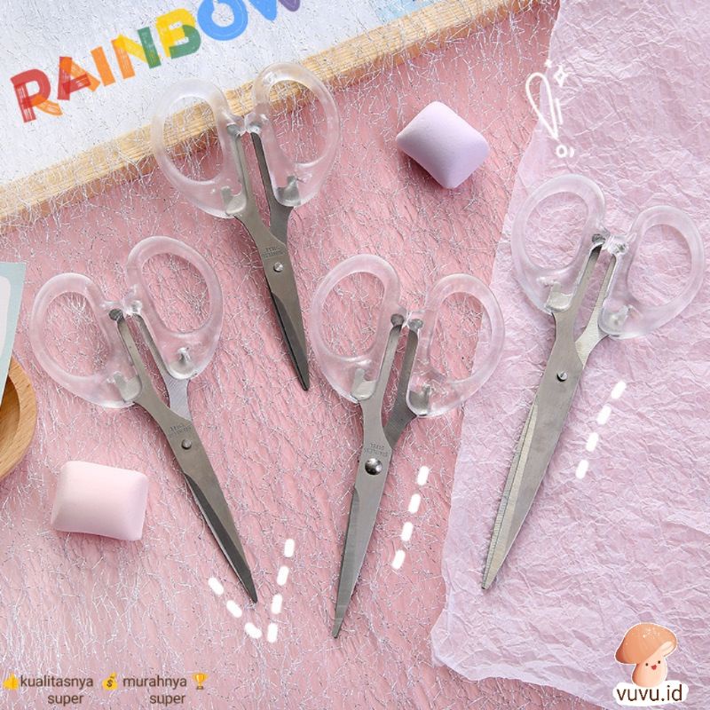 

Gunting Kertas AestheticTransparan Scissors Scrapbook Use