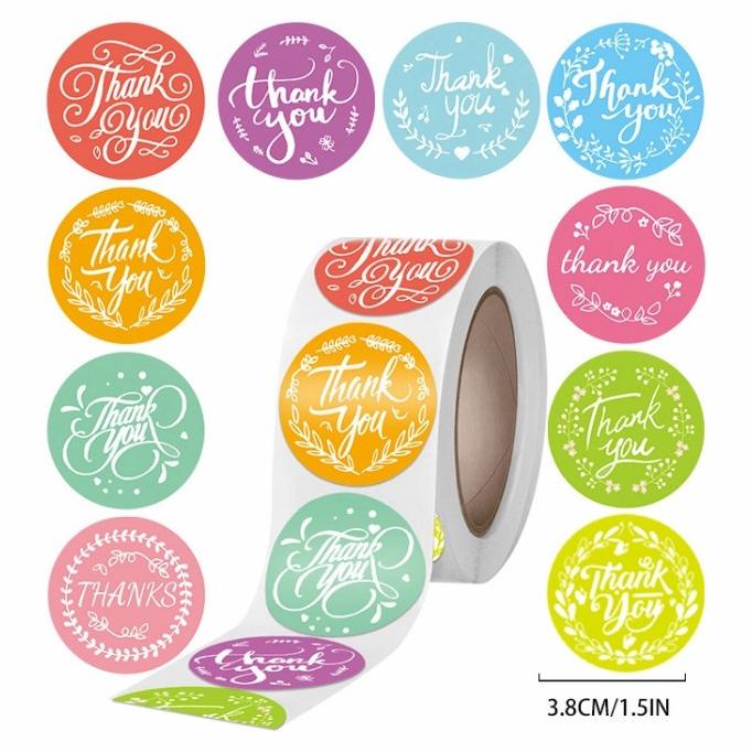 

Sticker Thank You Isi 500 Per Rol Stiker Online Label Paket Murah Pengiriman Cepat