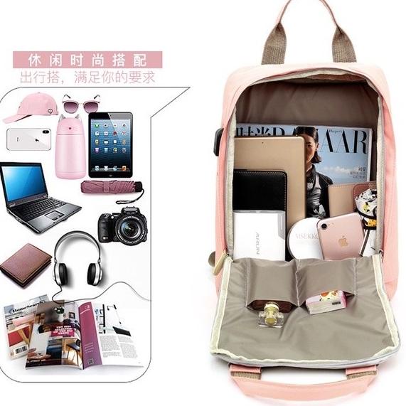 Tas Sekolah Anak Perempuan Tas Ransel Wanita Tas Import SD SMP SMA SMK