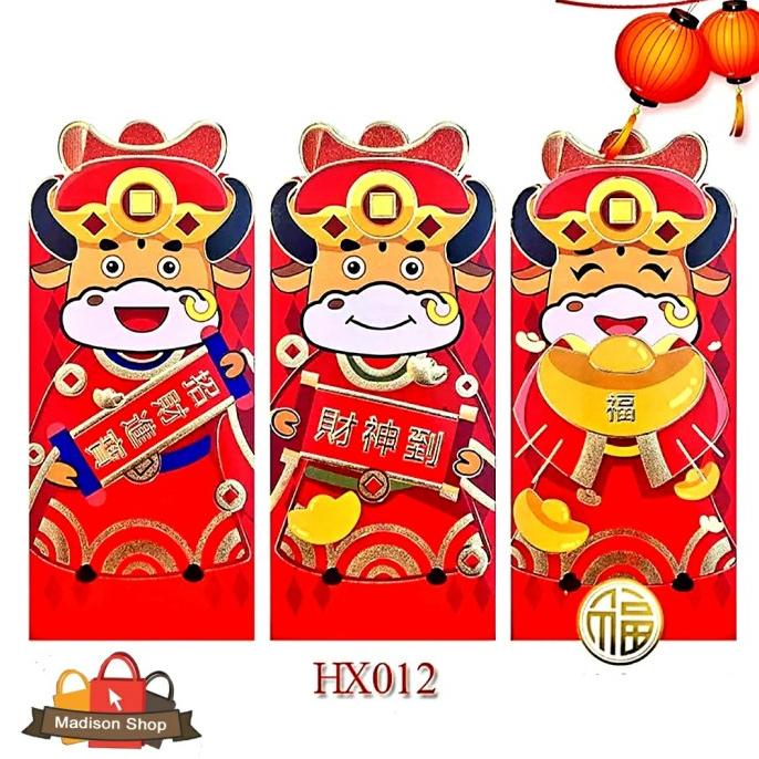 

Terlaris Hx012 Angpao Panjang Isi 3 Kerbau Emas Raja Ampao Imlek Ampau Premium Berkualitas