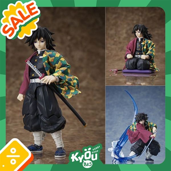 ✨Baru Buzzmod. Action Figure 1/12 Giyu Tomioka - Kimetsu No Yaiba Berkualitas