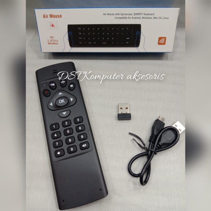 AIR MOUSE KEYBOARD WIRELESS AIR MOUSE QWERTY KEYBOARD WITH GYROSCOPE ORIGINAL