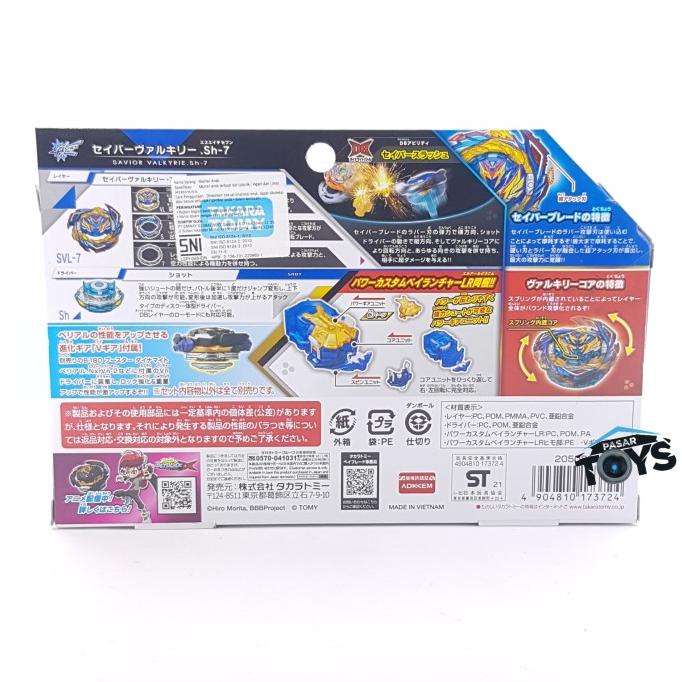 Beyblade Burst DB S6 B-187 Starter Savior Valkyrie Takara Tomy