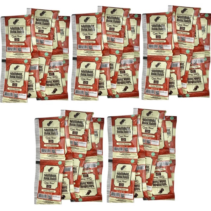 

Promo Sambal Naknan Bawang 1 Pack 50 Pcs (Lima Puluh) Sachet Terbaru