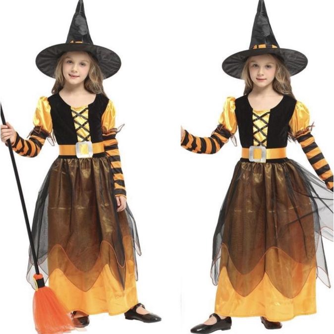 baju nenek sihir | baju penyihir anak | kostum sihir | witch cosplay