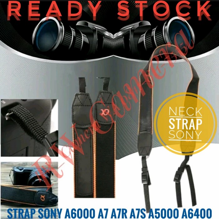 Promo Neck Strap Sony A6000 Nex A7 A7Ii Tali Kamera Panjang A6300 A5100 Terbaru