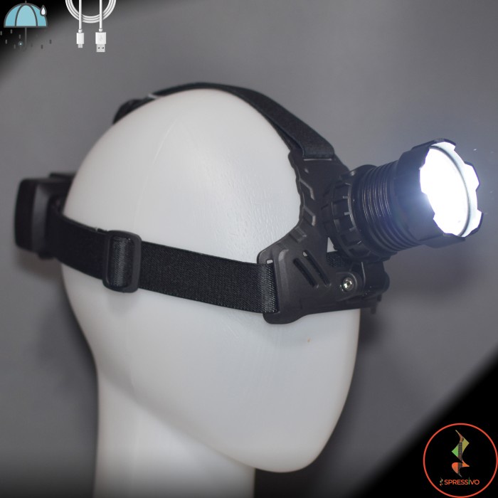 {NezShop} Senter kepala XHP-90 zoom camping outdoor usb-charge Murah