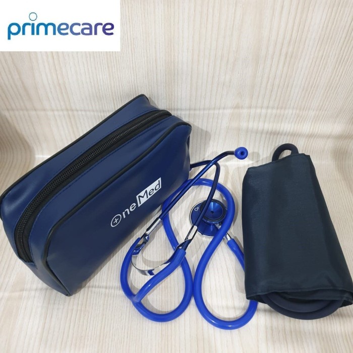 NEW TENSIMETER ANEROID ONEMED + STETOSKOP / PAKET TENSIMETER + STETOSKOP ORIGINAL TERBARU