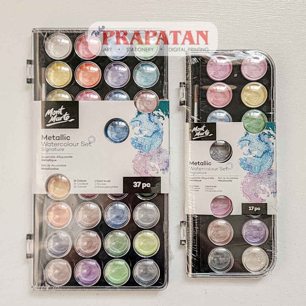 

Mont Marte Metallic Watercolor Set Cat Air Set