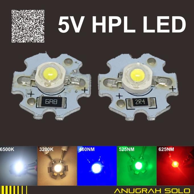 HPL LED 1W 3W 5V DENGAN PCB