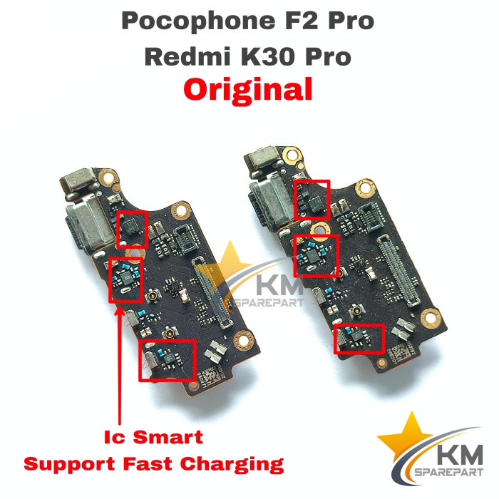 Yodhoba Konektor Charger Xiaomi Poco F2 Pro Redmi K30 Pro Pcb Board Papan Cas